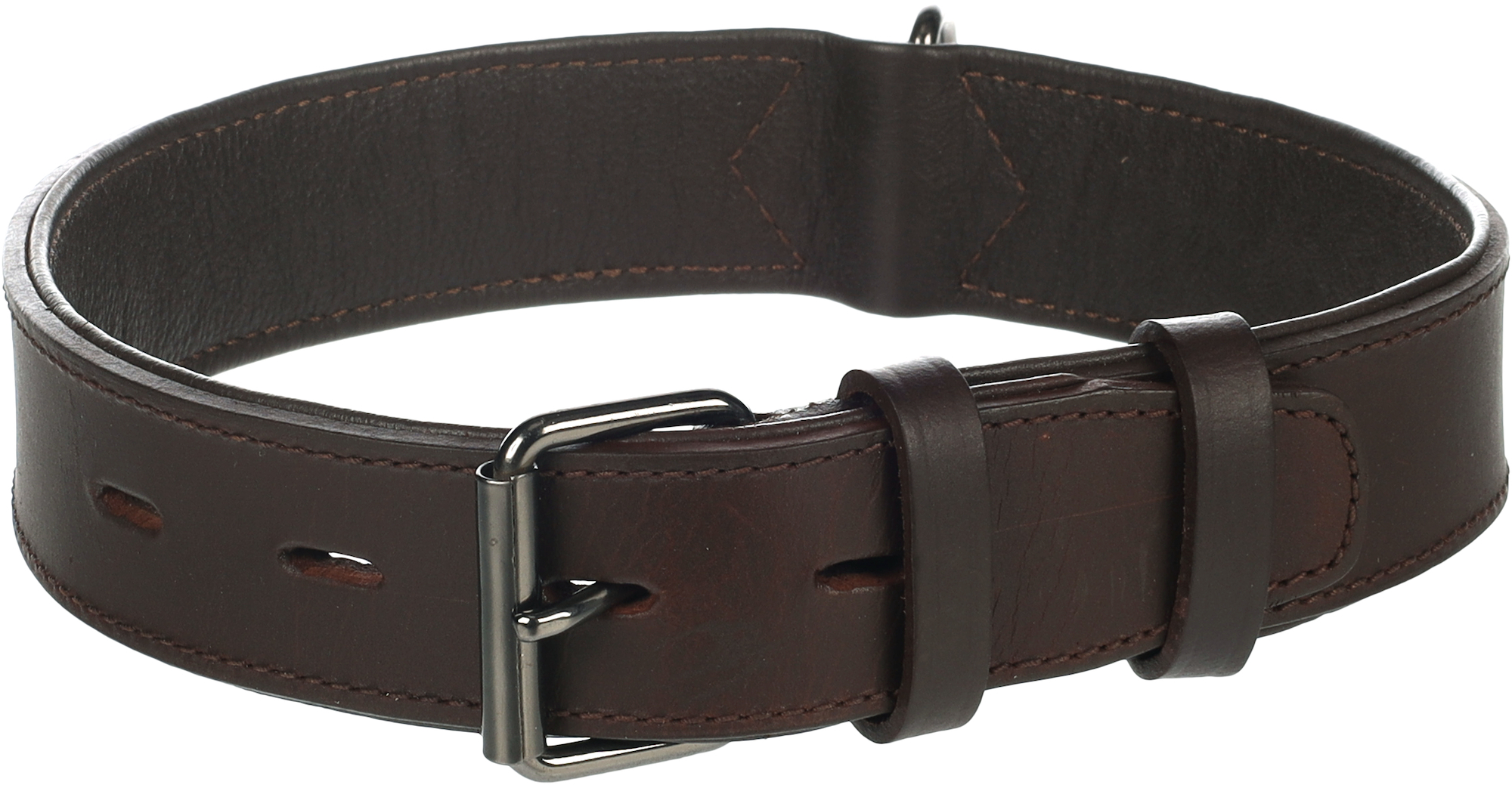 Flamingo Collar Padded Wide Denver Brown
