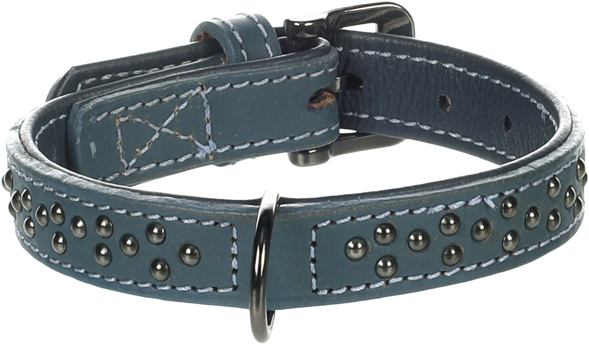 Flamingo Collar with studs Denver Blue