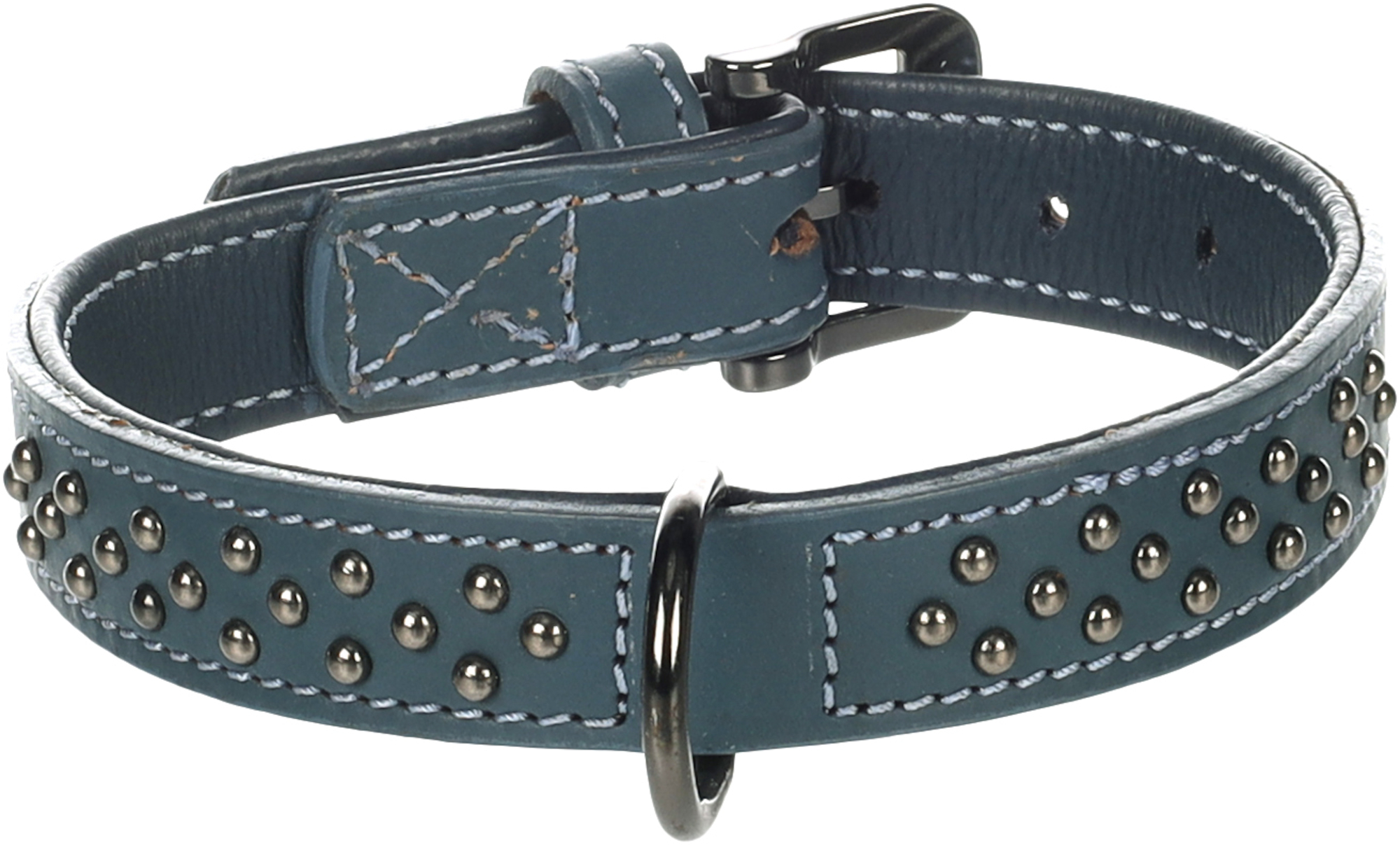 Flamingo Collier avec clous Denver Bleu