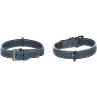 Flamingo Halsband met sierbeslag Denver Blauw