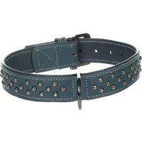 Flamingo Halsband met sierbeslag Denver Blauw