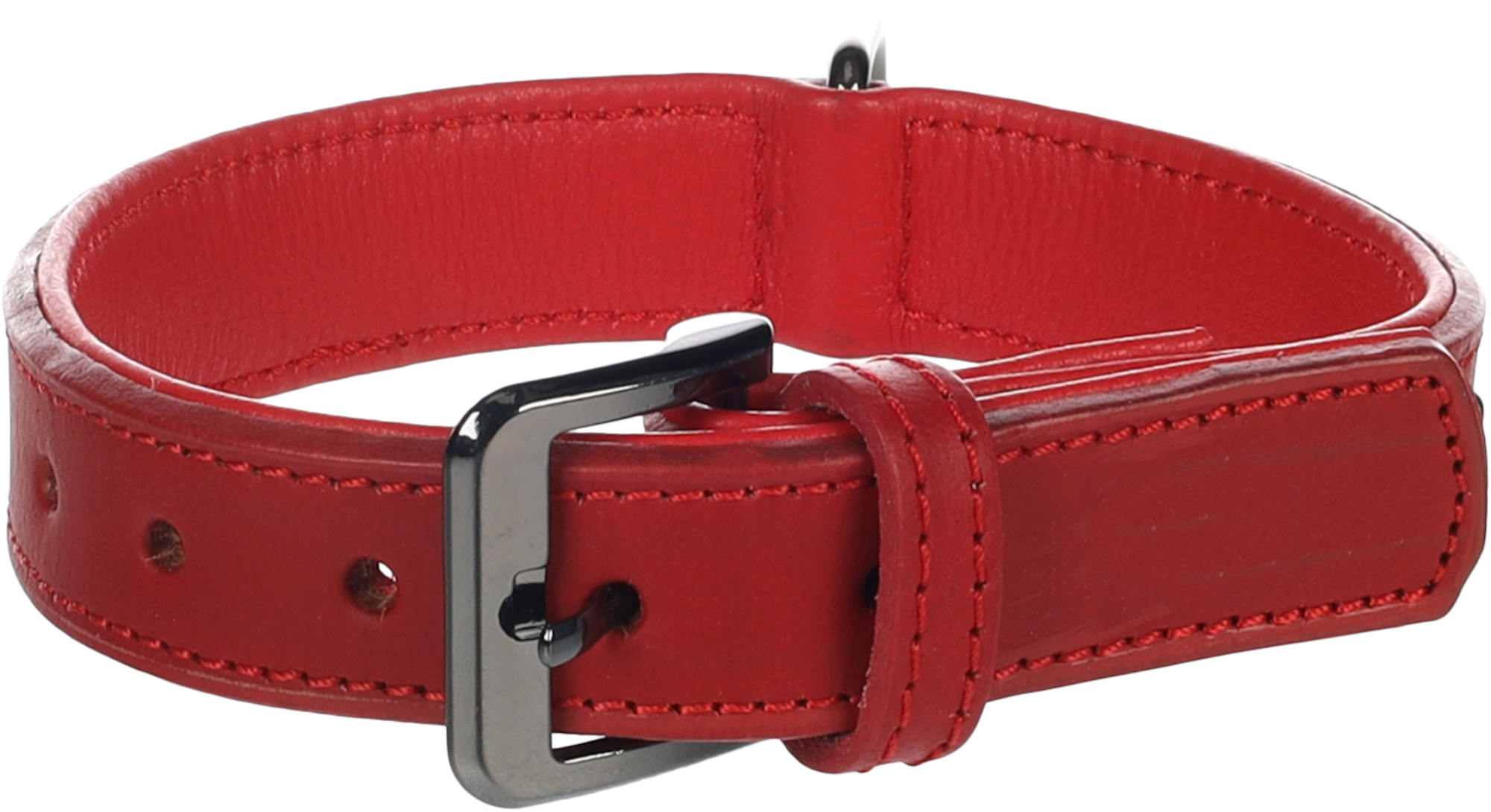 Flamingo Collier avec clous Denver Rouge