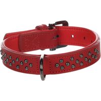 Flamingo Collar with studs Denver Red