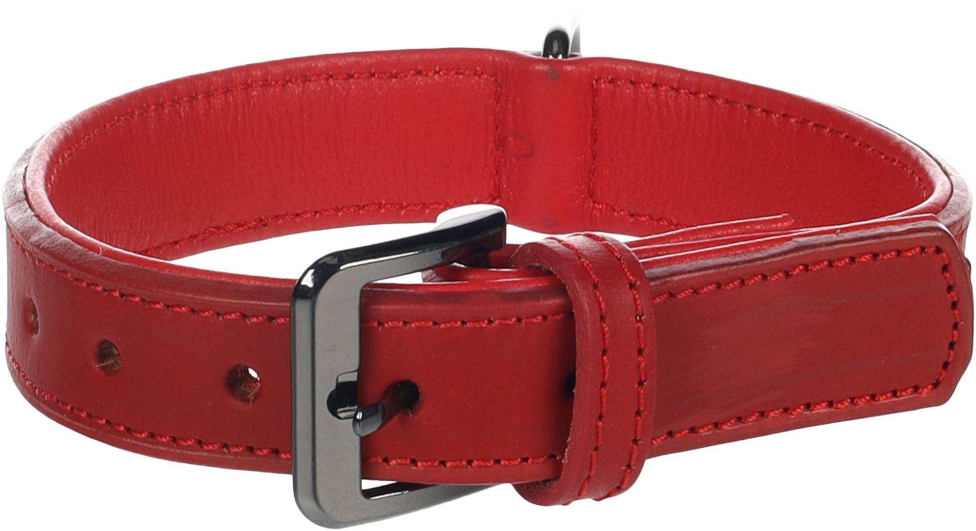 Flamingo Collar with studs Denver Red