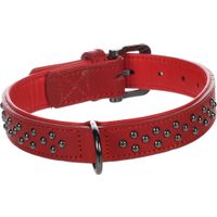Flamingo Collar with studs Denver Red