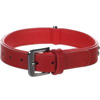Flamingo Collar with studs Denver Red