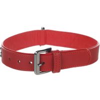 Flamingo Halsband mit Nieten Denver Rot