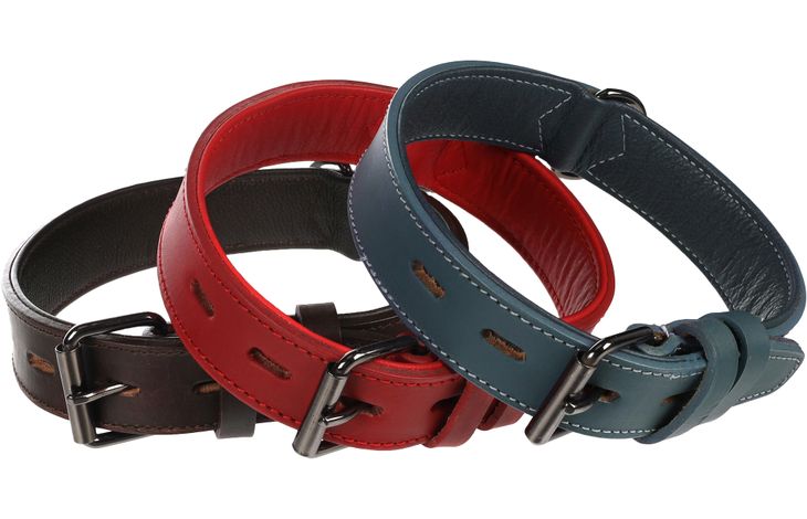 Flamingo Collar Padded Wide Denver Red