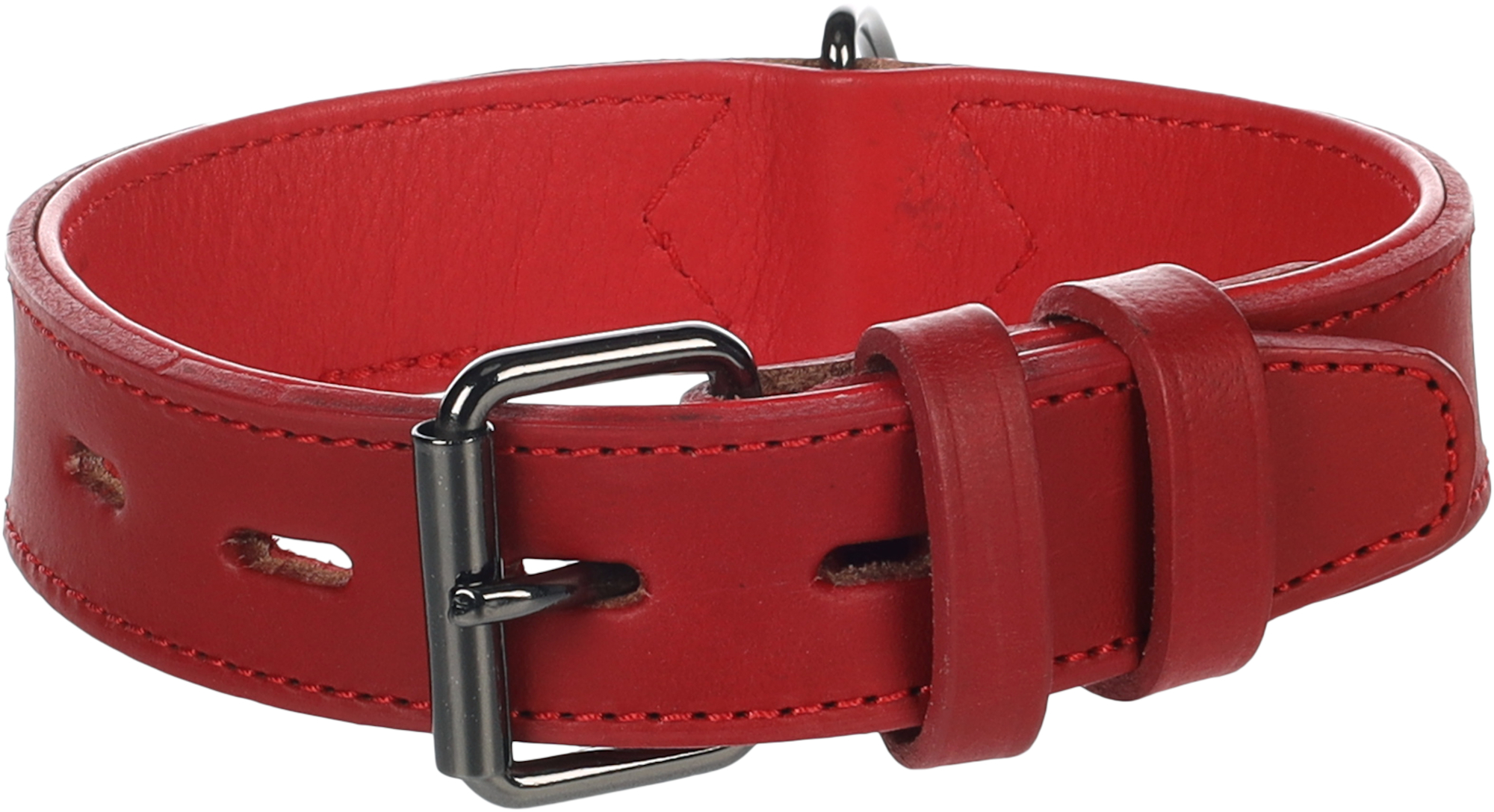 Flamingo Collar Padded Wide Denver Red