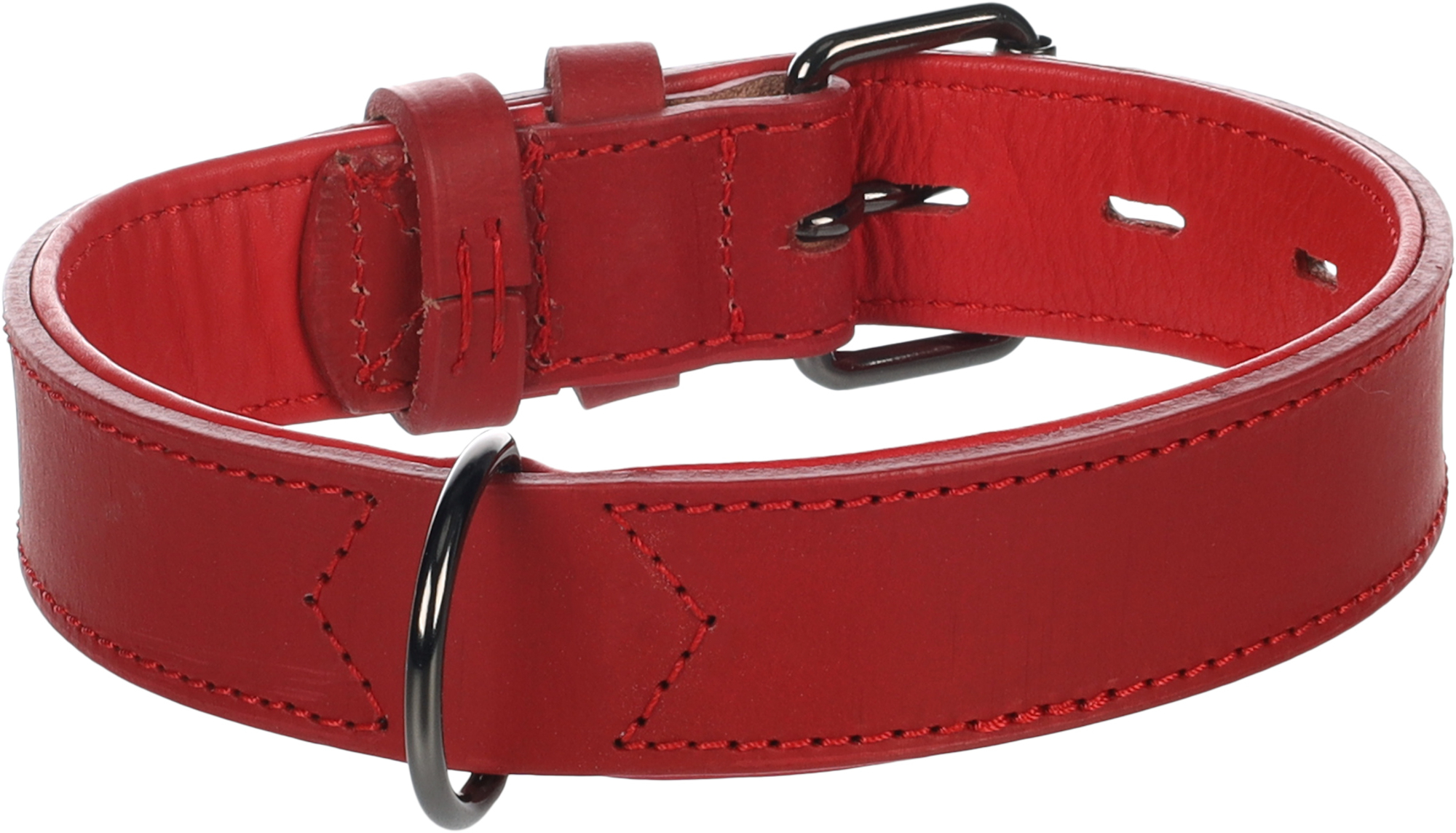 Flamingo Collar Padded Wide Denver Red