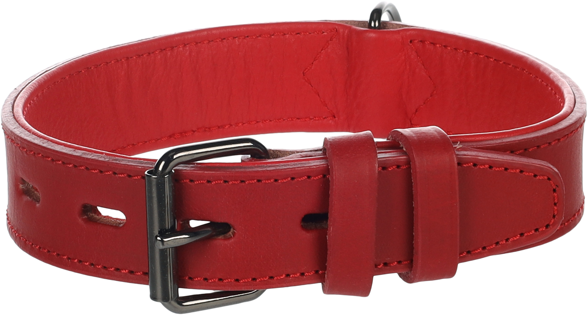 Flamingo Collar Padded Wide Denver Red