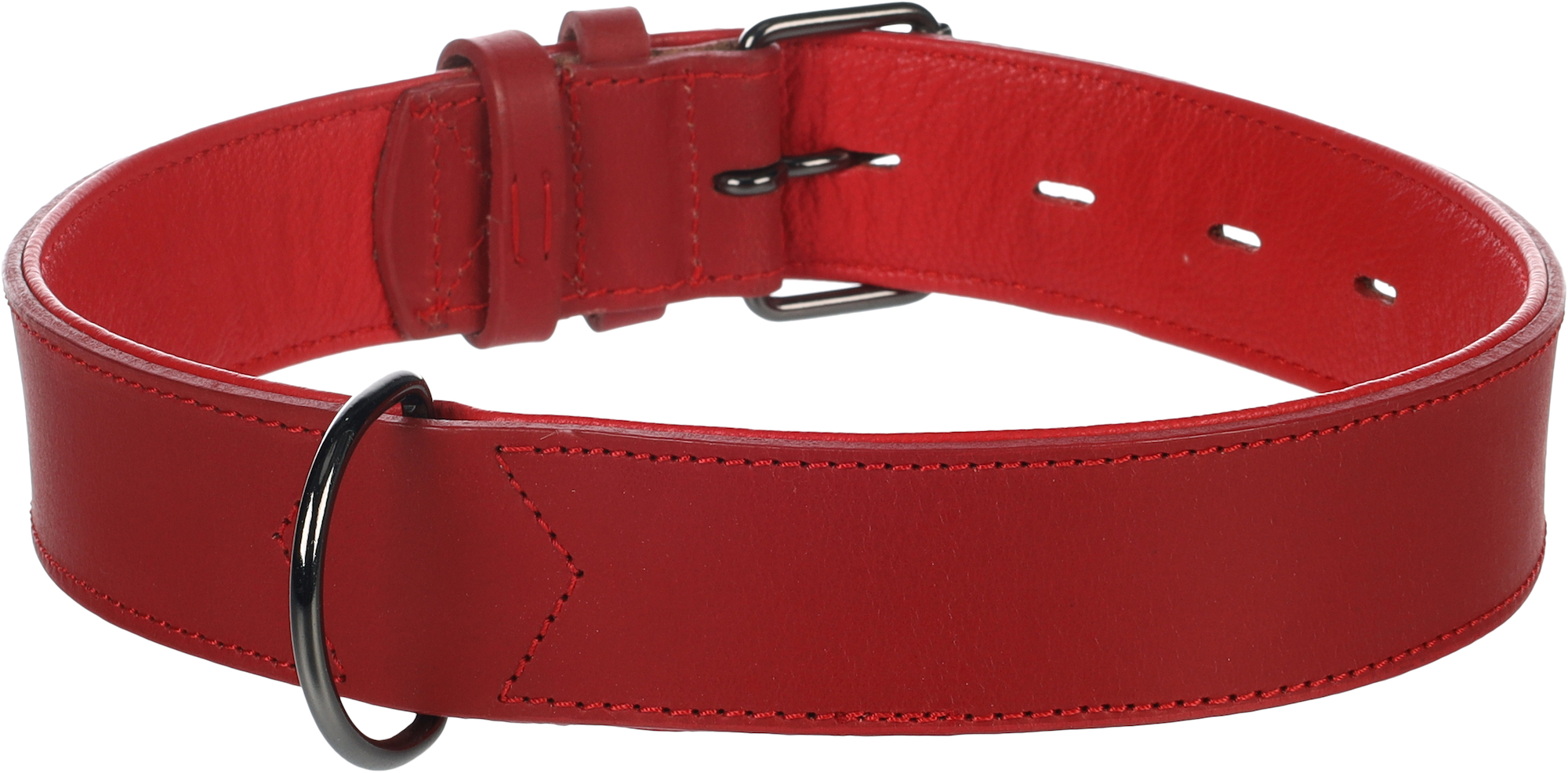 Flamingo Collar Padded Wide Denver Red