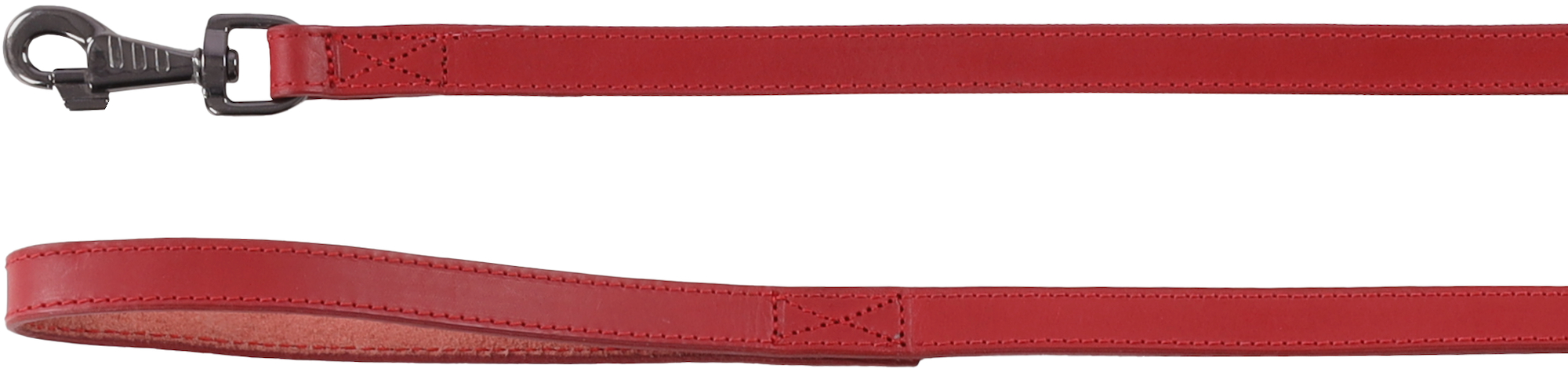 Red 2024 leather leash