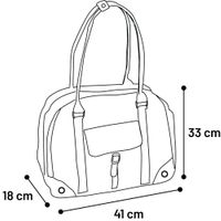 Flamingo Carrying bag Tiana Black