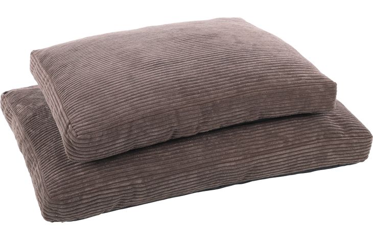 Flamingo Cushion Velluto Rectangle Brown