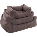 Basket Velluto Rectangle Brown