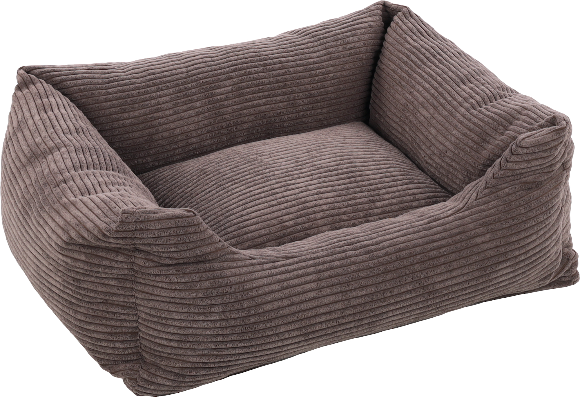 Flamingo Basket Velluto Rectangle Brown