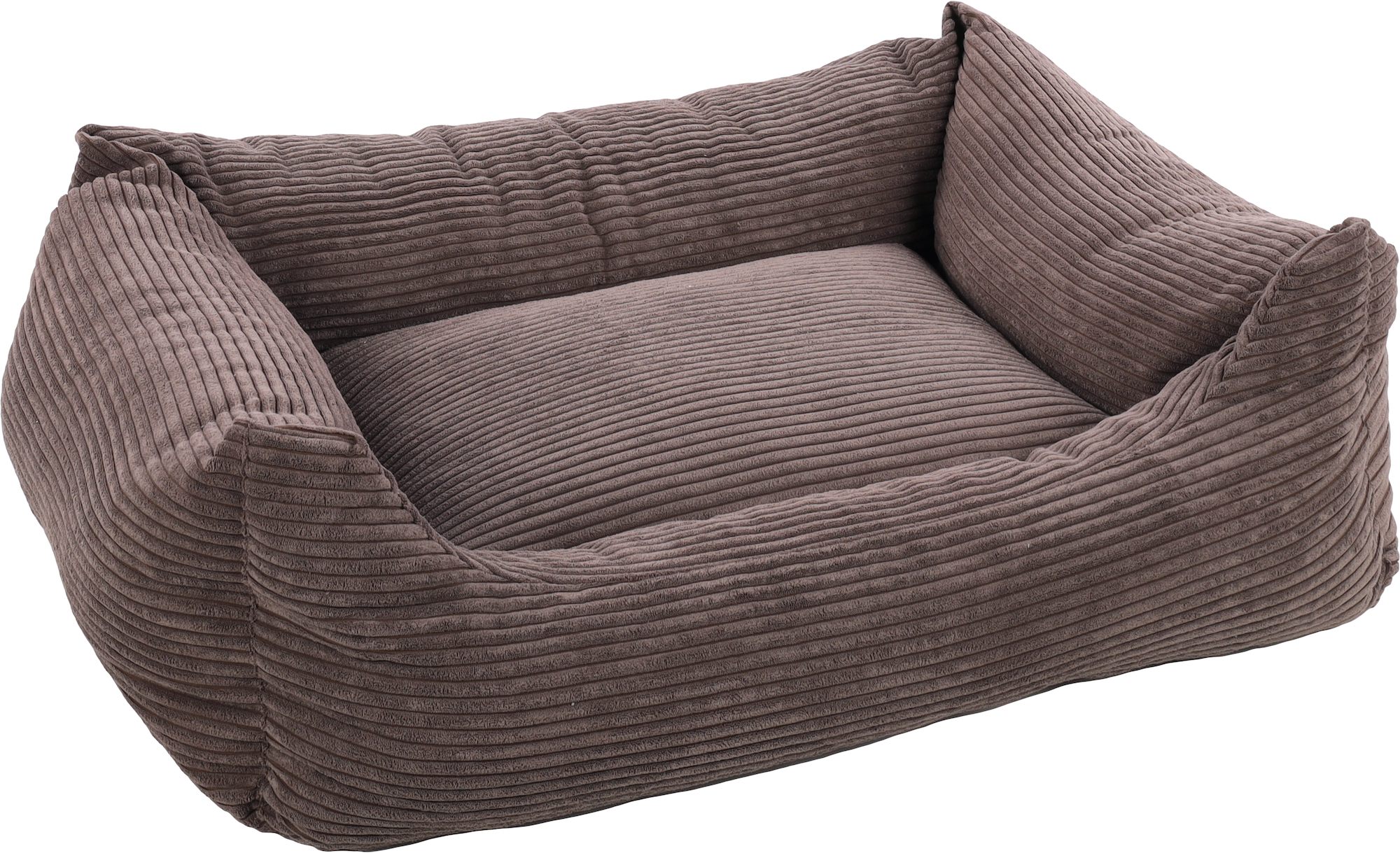 Flamingo Basket Velluto Rectangle Brown