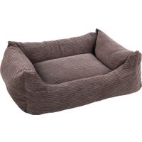 Flamingo Basket Velluto Rectangle Brown