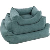 Flamingo Basket Velluto Rectangle Blue