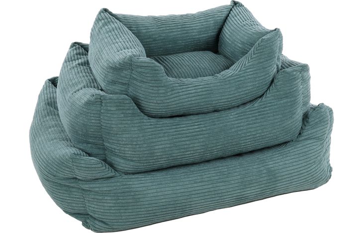 Flamingo Basket Velluto Rectangle Blue