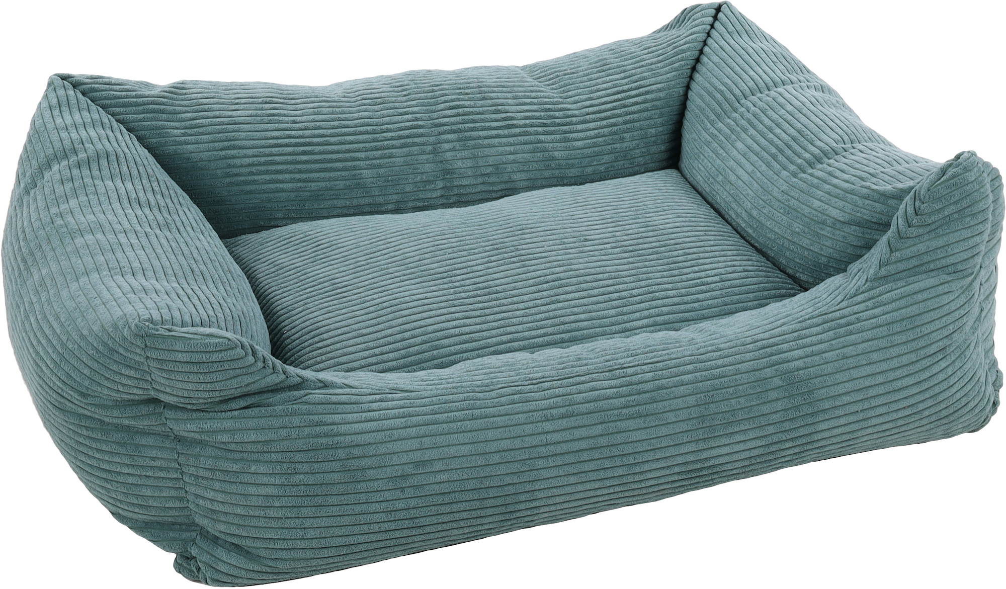 Flamingo Basket Velluto Rectangle Blue