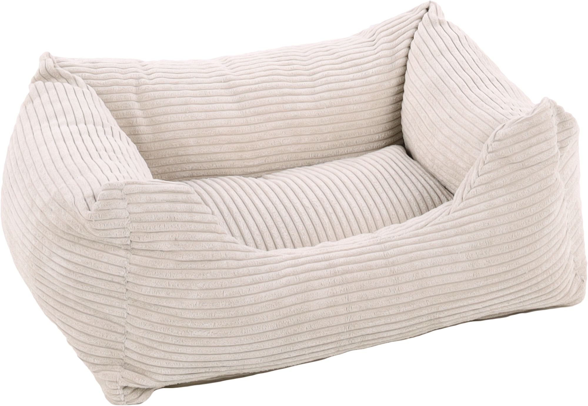 Flamingo Basket Velluto Rectangle Beige