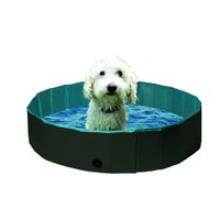 Flamingo Zwembad Splash Rond Blauw & Donkergrijs