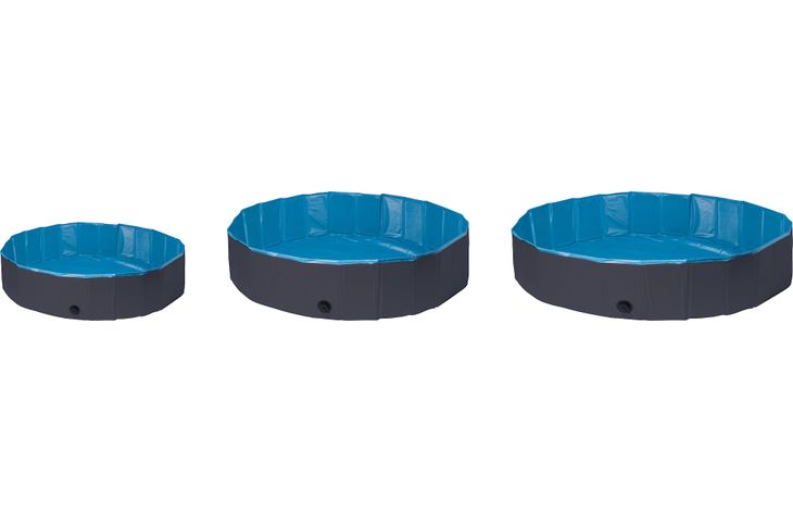 Flamingo Zwembad Splash Rond Blauw & Donkergrijs