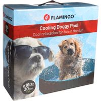 Flamingo Zwembad Splash Rond Blauw & Donkergrijs