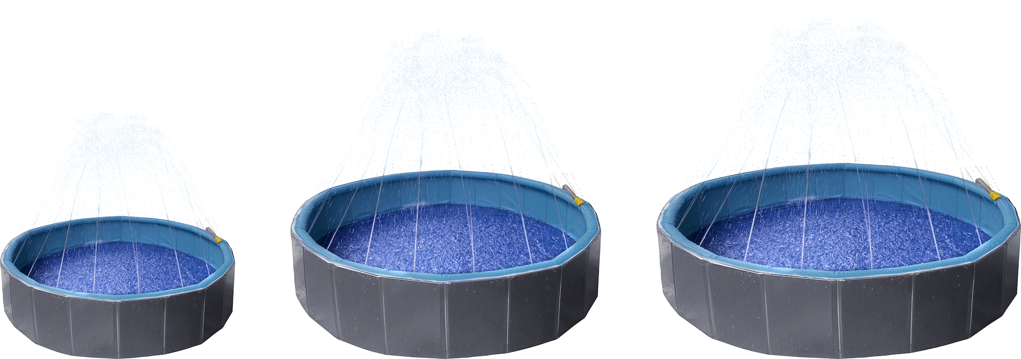 Flamingo Swimming pool Sprinkle Round Blue & Dark grey