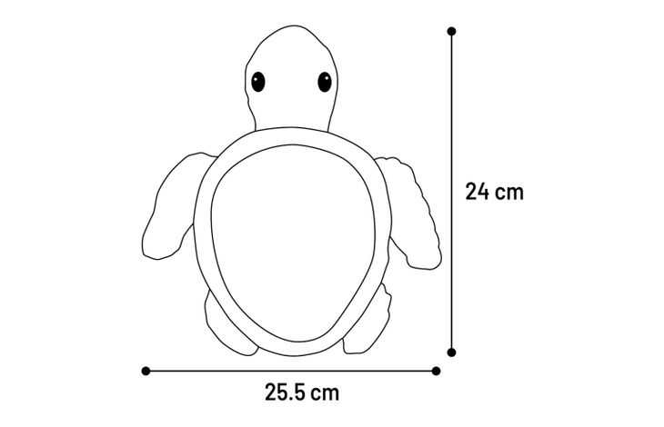 Flamingo Toy Ceano Turtle Green