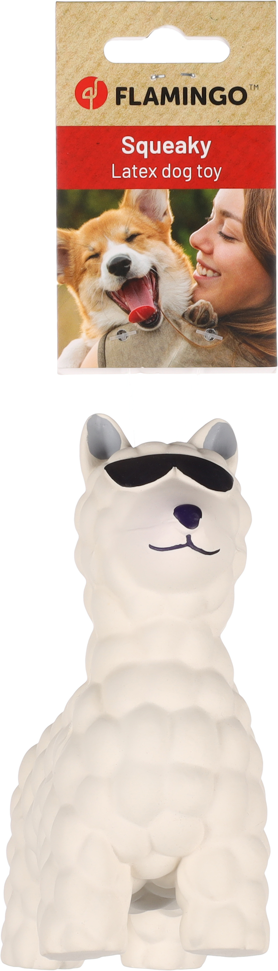 Flamingo Toy Dembu Llama White