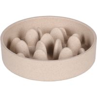 Flamingo Futternapf Slow feeder Greni Rund Beige