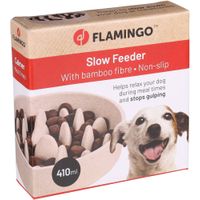 Flamingo Futternapf Slow feeder Greni Rund Beige
