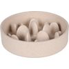 Feeding bowl Slow feeder Greni Round Beige