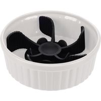 Flamingo Ruho Slow Feeder-Einsatz Futternapf Schwarz