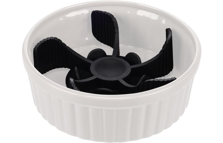 Flamingo Ruho Slow Feeder-Einsatz Futternapf Schwarz