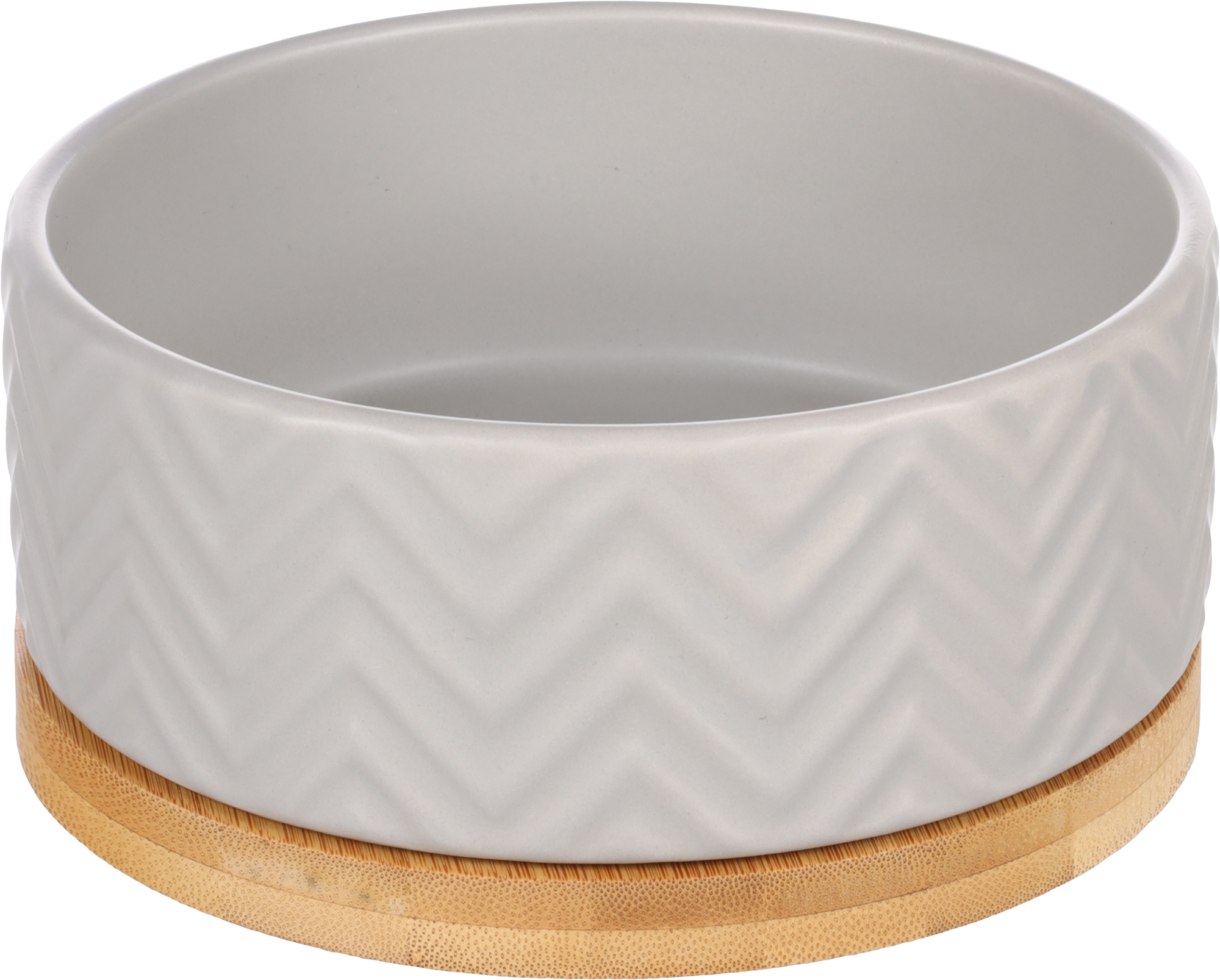 Flamingo Feeding and drinking bowl Bianco Round Grey