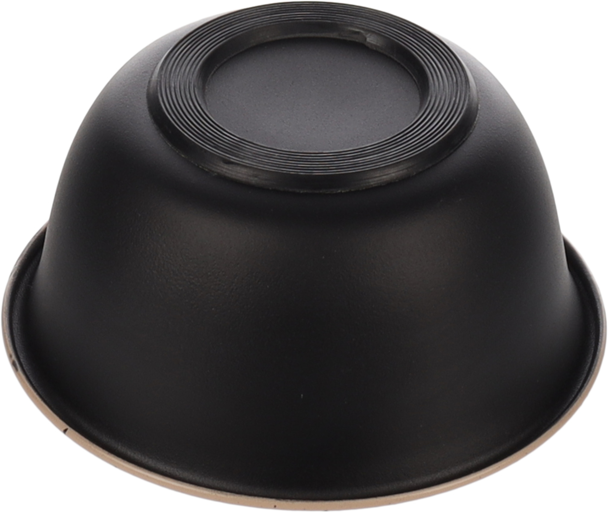 Flamingo Feeding and drinking bowl Dimi Round Black