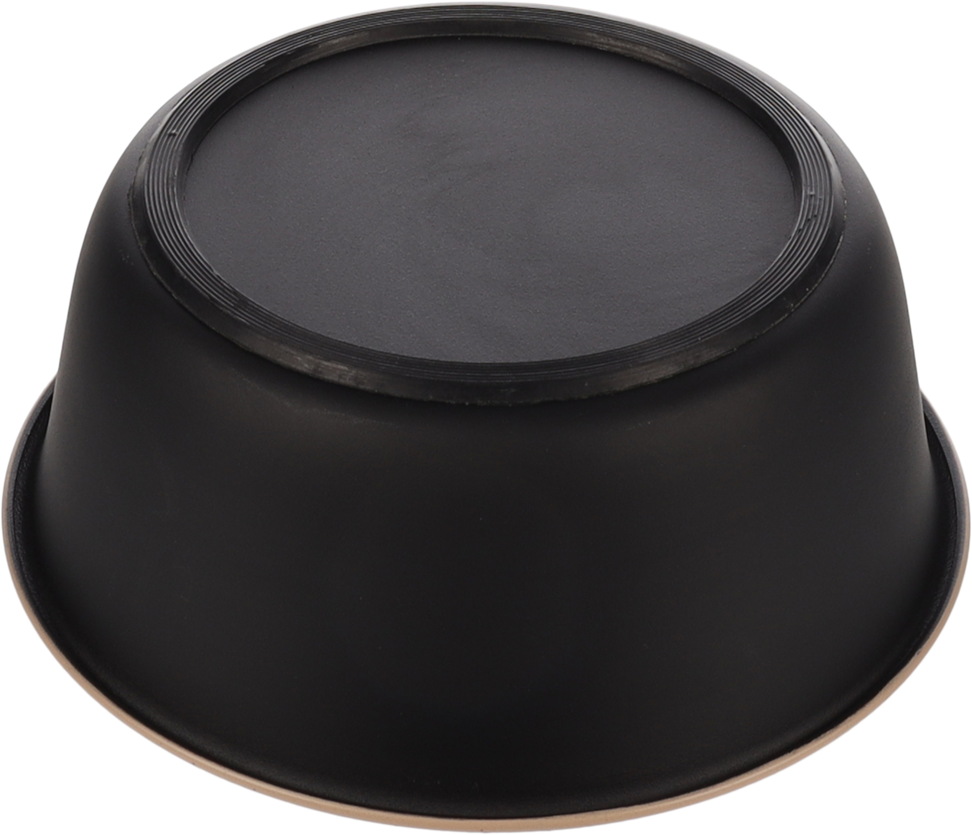 Flamingo Feeding and drinking bowl Dimi Round Black