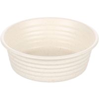Flamingo Feeding and drinking bowl Ligna Round White