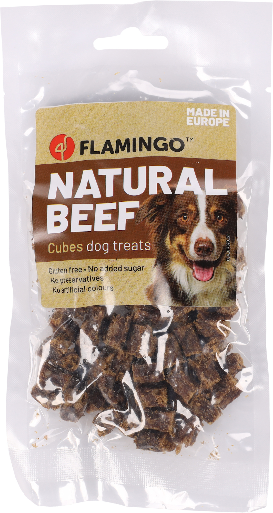 Flamingo Snacks Nature Kleine Blöcke mit Rind