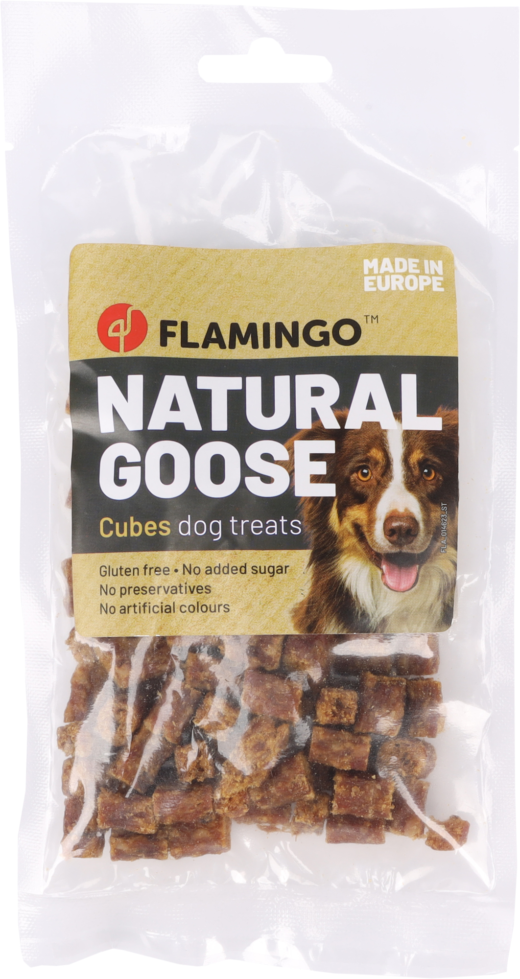 Flamingo Friandises Nature Petits blocs avec Oie