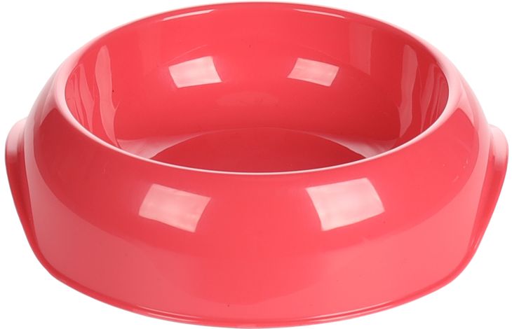 Flamingo Futter- und Trinknapf Muk Rund Korallenrot