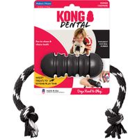 Kong® Kong® Speelgoed Extreme met touw met bal Zwart