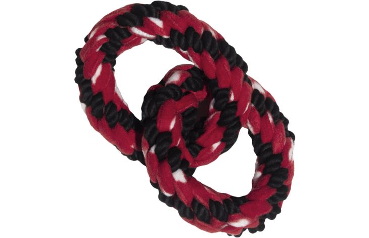 Kong® Kong® Speelgoed Signature Ring & Touw Rood