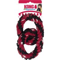Kong® Kong® Speelgoed Signature Ring & Touw Rood