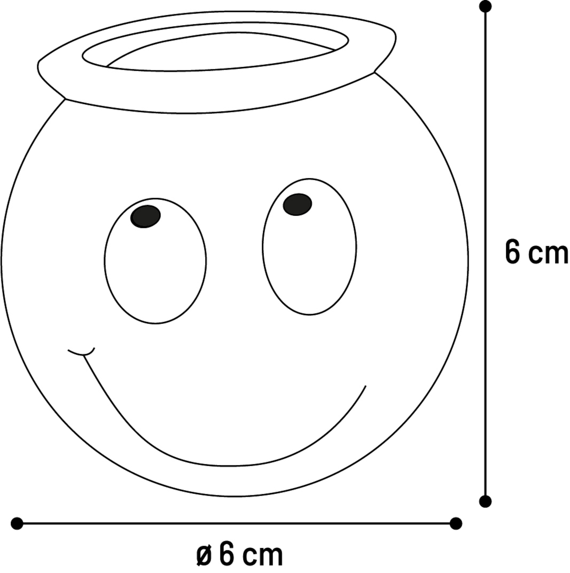 Flamingo Speelgoed Klepti Bal Emoji Geel