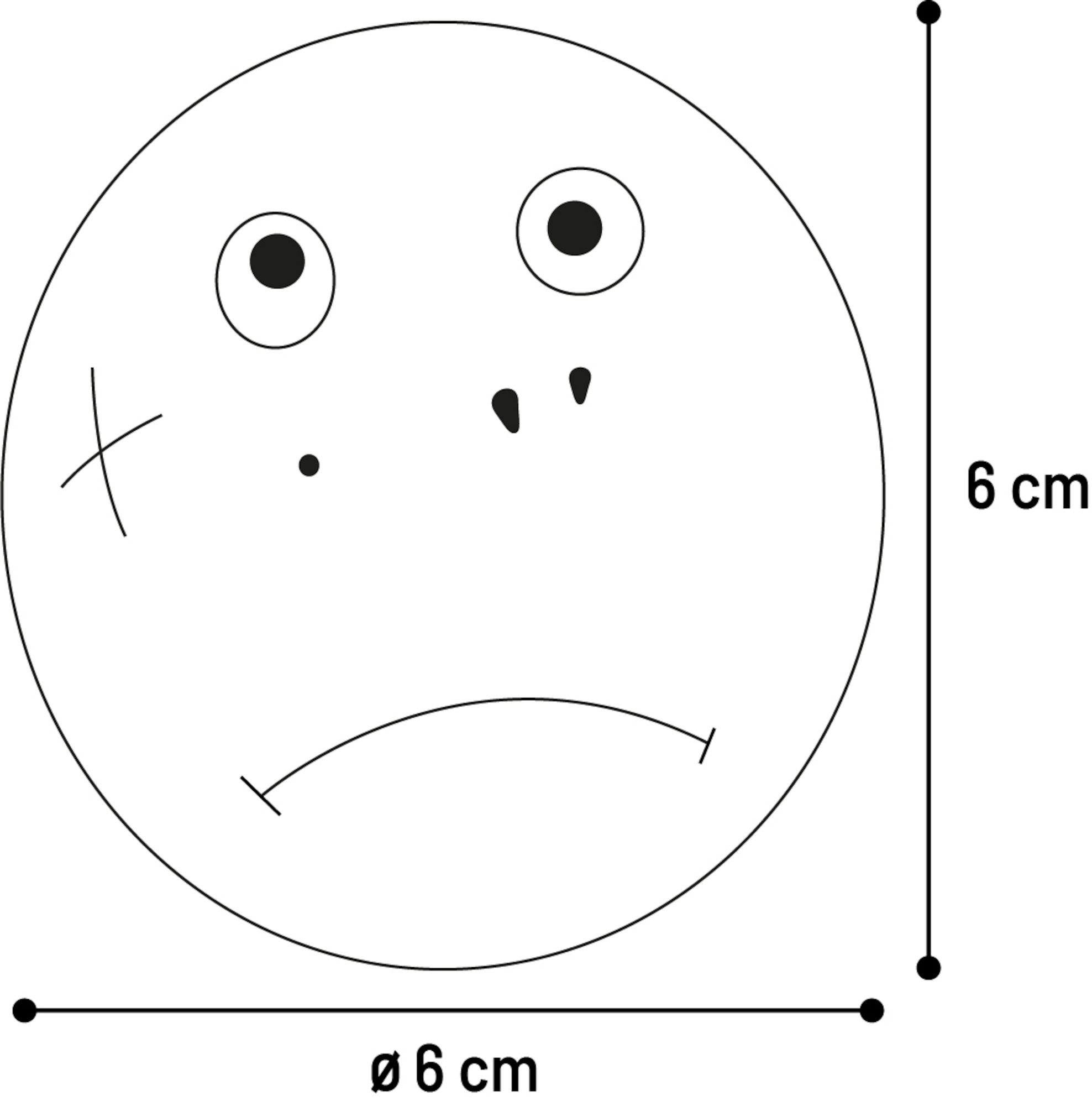 Flamingo Speelgoed Klepti Bal Emoji Geel